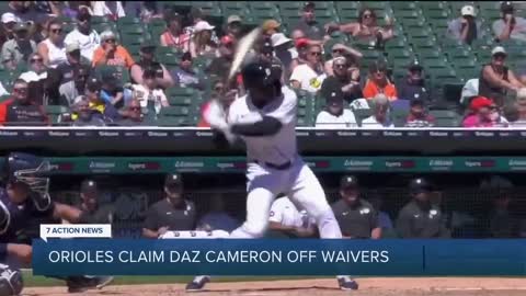 Daz Cameron was part of the Justin Verlander trade, but the Tigers waived him