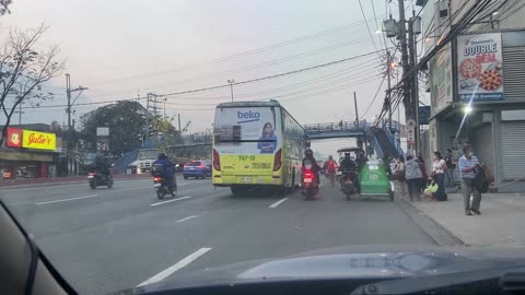 Hi-Star Bus Plate No. NAT7670 Illegal Use of Honk at Illegal Decibel