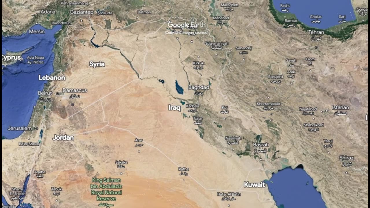 "Iraq 🌍 Expedition: Google Earth Zoom Across 435,052km! #ExploreIraq"