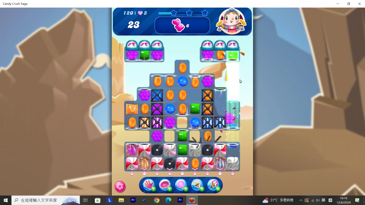 Candy Crush Saga Record (Level 120)