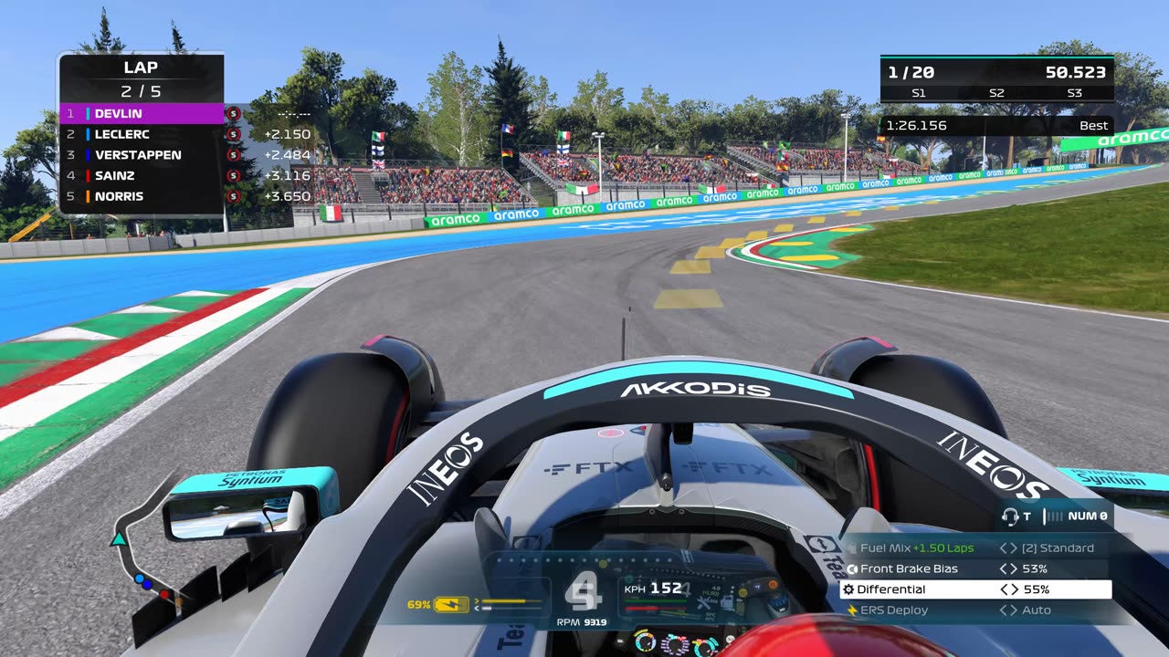 F1 2022 (PC UHD) ROLEX GRAND PRIX ITLAY Gameplay 4K@60FPS