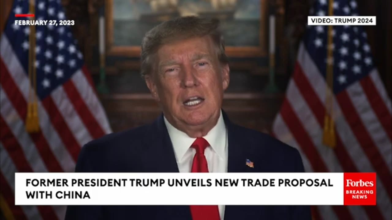 JUST IN: Trump Lets Loose On 'Biden And The Globalists,' Proposes Major China Trade Overhaul