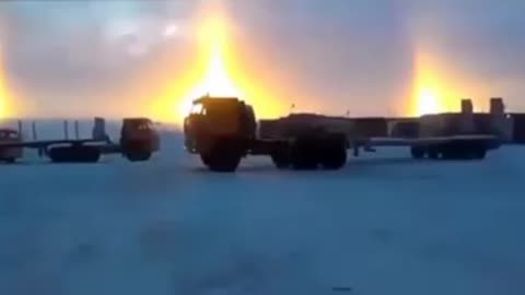 Antarctica: 3 suns?