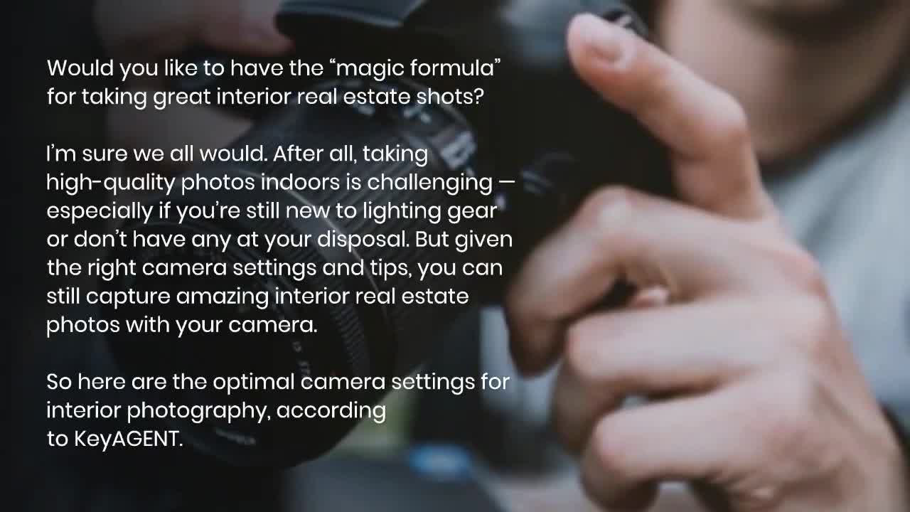 4 Camera Settings & Tips For Great Interior Real Estate Photos