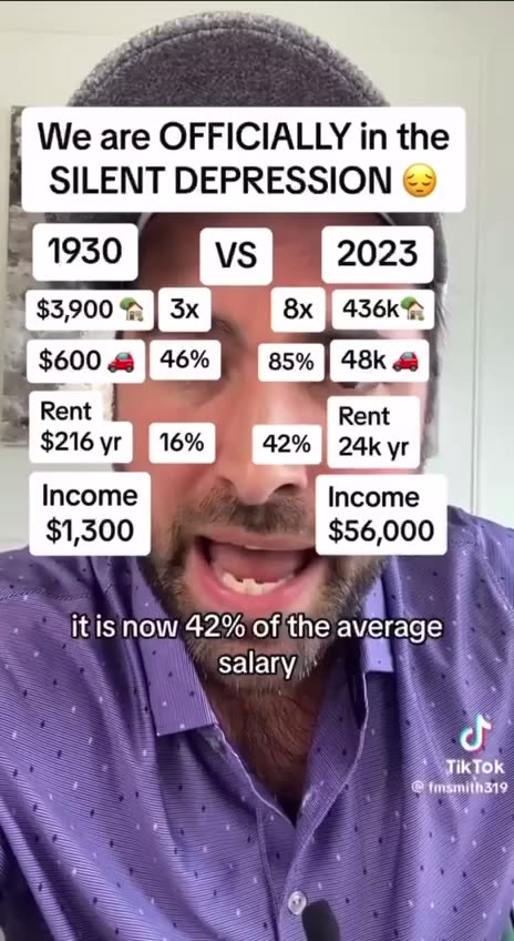 The Great Depression vs Today.