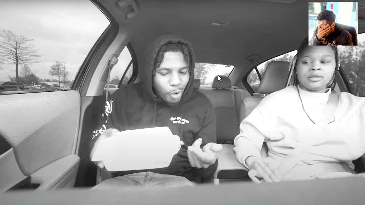 Malic & Lyn LOCKING MY HUNGRY BOYFRIEND OUT THE CAR THEN EATING ALL HIS FOOD reaction