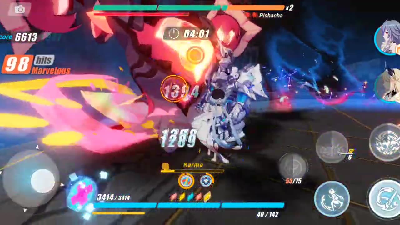 Honkai Impact 3rd - Memorial Arena Exalted Vs Pischacha SSS Difficulty Dec 7 2023