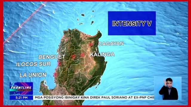 llang simbahan,eskuwelahan, nasira ngMagnitude 6.4 na lindol