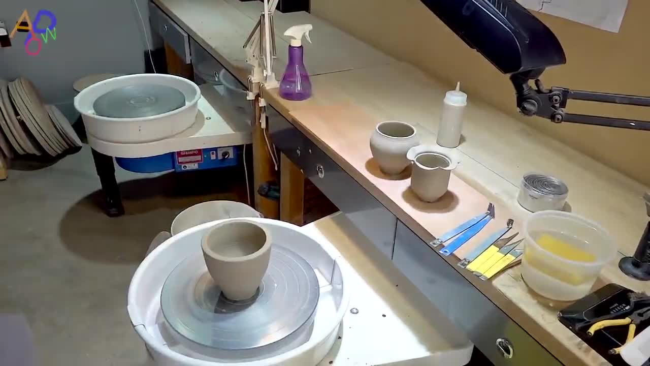 Luxury Teapot Making Process. Korean Pottery Master Craftsman-17