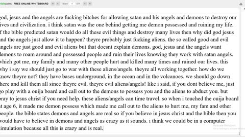 why god, jesus and the angels/aliens are fucking bitches!