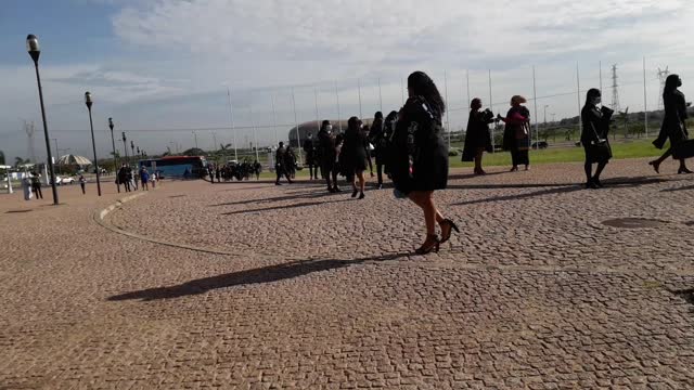 University Students; ready for graduation.