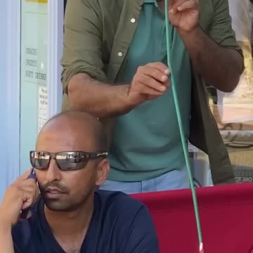 Long straw drinking Stranger Shake.😂#funny