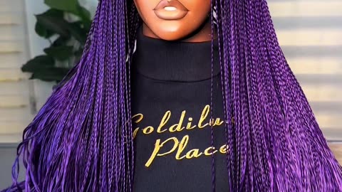 Check out Amazing hairstyles with goldiluxe braided wigs
