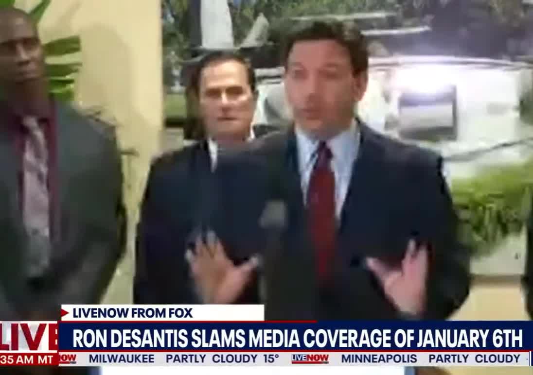 Ron DeSantis: January 6 is left wing media's 'Christmas'