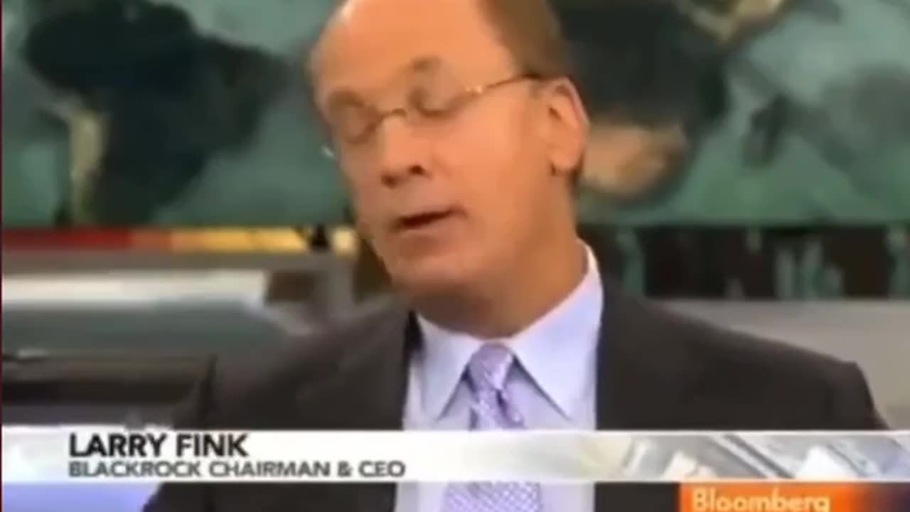 블랙 록 ceo 래리핑크- 우리는 민주주의를 좋아하지 않습니다.