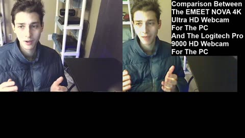 Outtake #193 Of The Comparison Between EMEET NOVA 4K Ultra HD Webcam And Logitech Pro 9000 HD Webcam