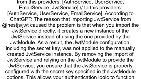 Getting 39secretOrPrivateKey must have a value39 error in NestJS JWT authentication