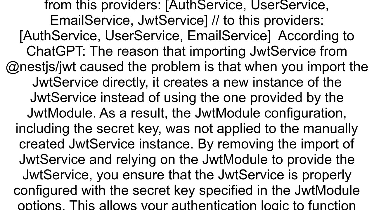 Getting 39secretOrPrivateKey must have a value39 error in NestJS JWT authentication