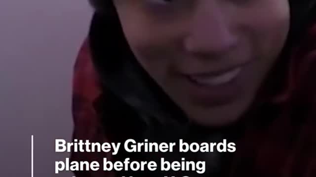 Brittney Griner boards plane before being released into U.S.custody