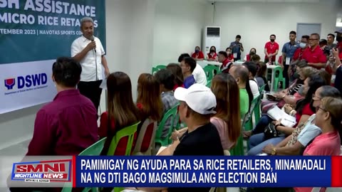 Pamimigay ng ayuda para sa rice retailers, minamadali na ng DTI bago magsimula ang Election ban