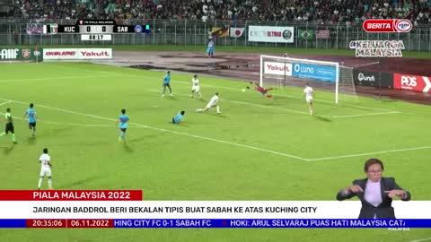 6 NOVEMBER 2022– BERITA PERDANA-PIALA MALAYSIA 2022: JARINGAN BADDROL BERI BEKALAN TIPIS BUAT SABAH