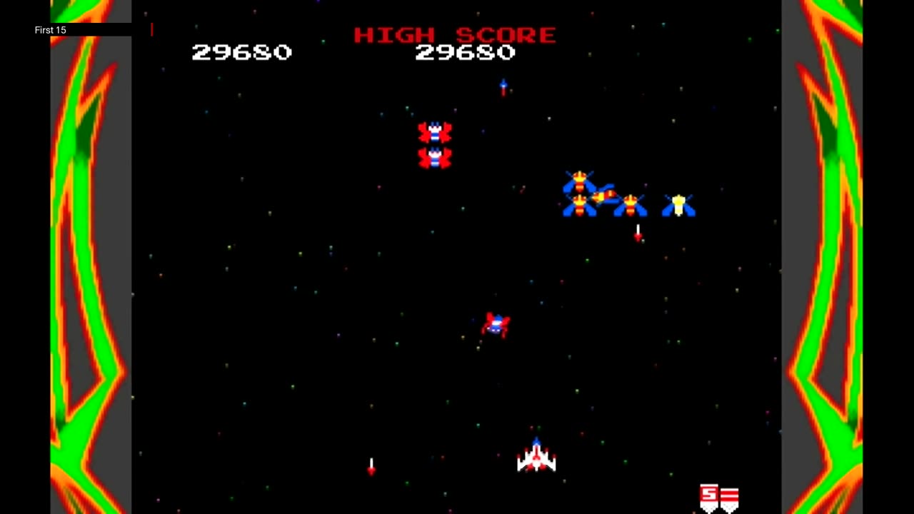 The First 15 Minutes of Namco Museum: Galaga (GameCube)