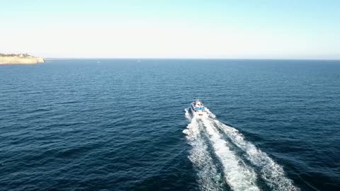 Amazing aerial footage of White Point Beach in San Pedro, CA