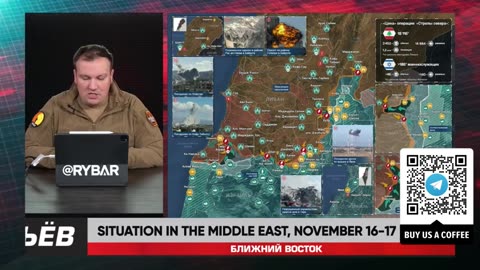►🚨▶⚡️🇮🇱⚔️🇵🇸❗️⚡️ Rybar Review of the Middle East on Nov.16-17 2024