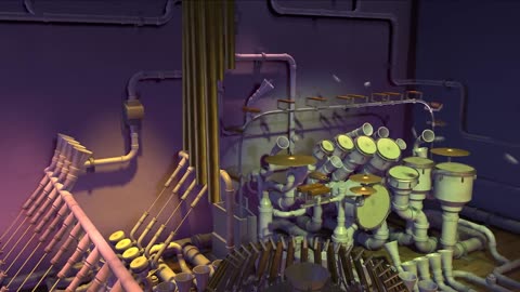 THE AMAZING MUSIC MACHINE > Animation Musical Pipe Dream