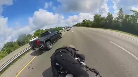 Nasty Biker Accident