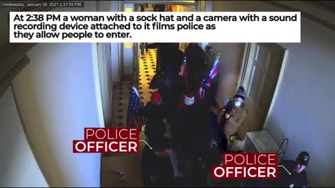Withheld video of capitol police inviting in protesters