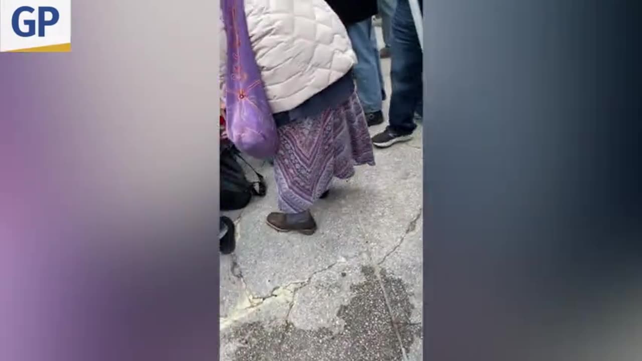 Police Fire Flash Bangs At Protesters on January 6