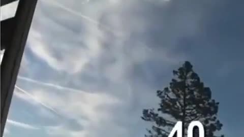 Chemtrails in fast motion