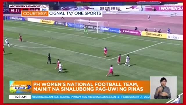 Women's Football team,balik-Pilipinas na