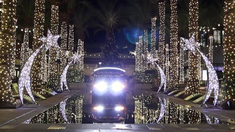 Tesla Cybertruck Holiday Christmas Play List- 1 Hour of Christmas Music with Lightshow!