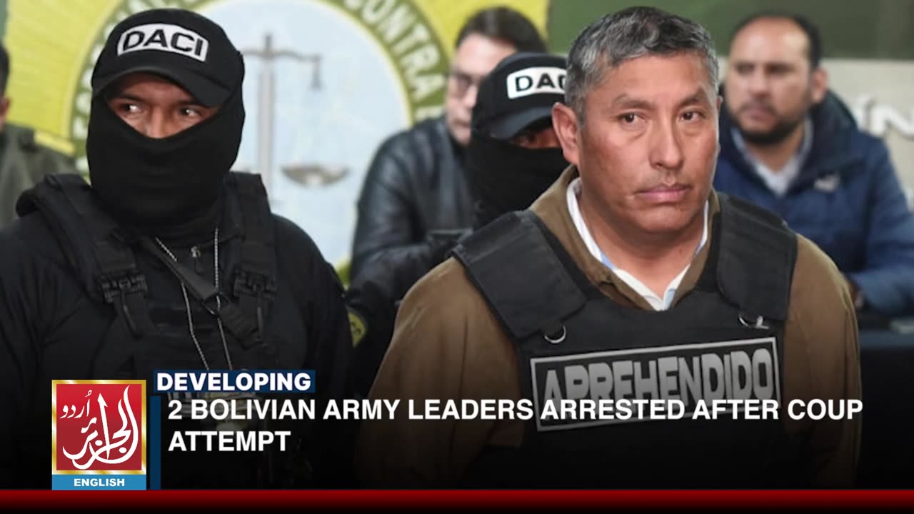 2 Bolivian Army Leaders Arrested After Coup Attempt