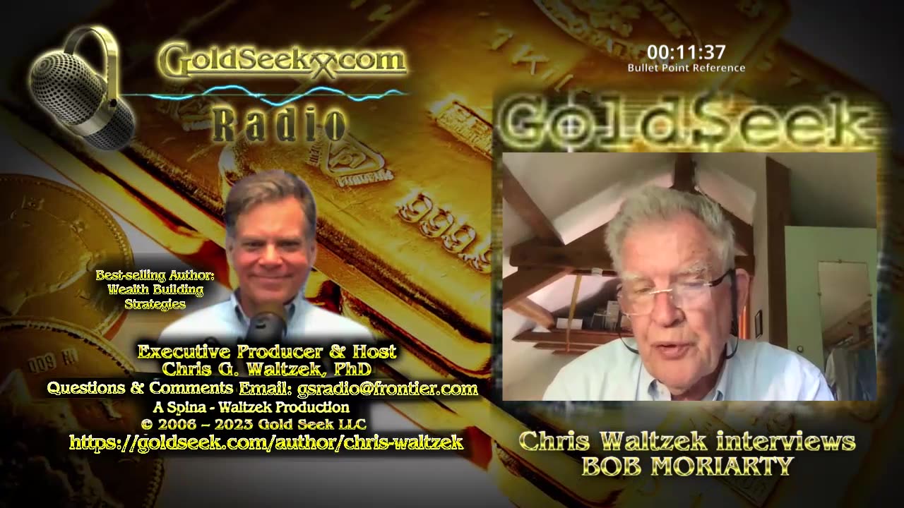 GoldSeek Radio Nugget -- Bob Moriarty Predicts a Stock Market Crash