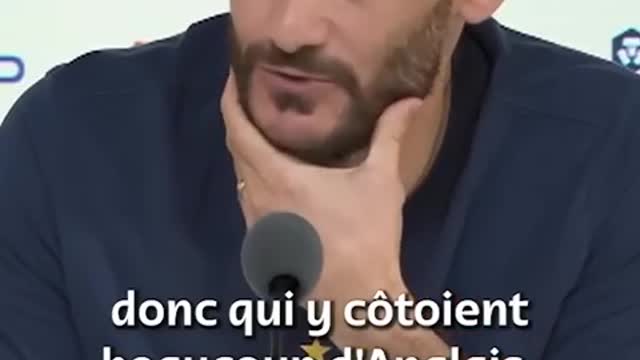 🇫🇷🗨️ Hugo Lloris Ce qu'il y a d'anglais chez moi Mes enfants !