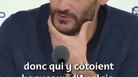 🇫🇷🗨️ Hugo Lloris Ce qu'il y a d'anglais chez moi Mes enfants !