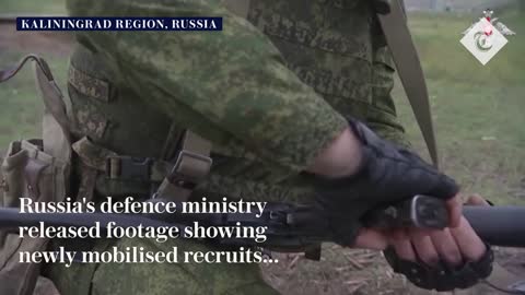 Mobilised Russian reservists given 'military training' amid claims of lack of supplies