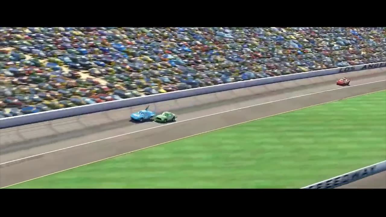 Cars 2006 Climax Racing Best Scene of movie