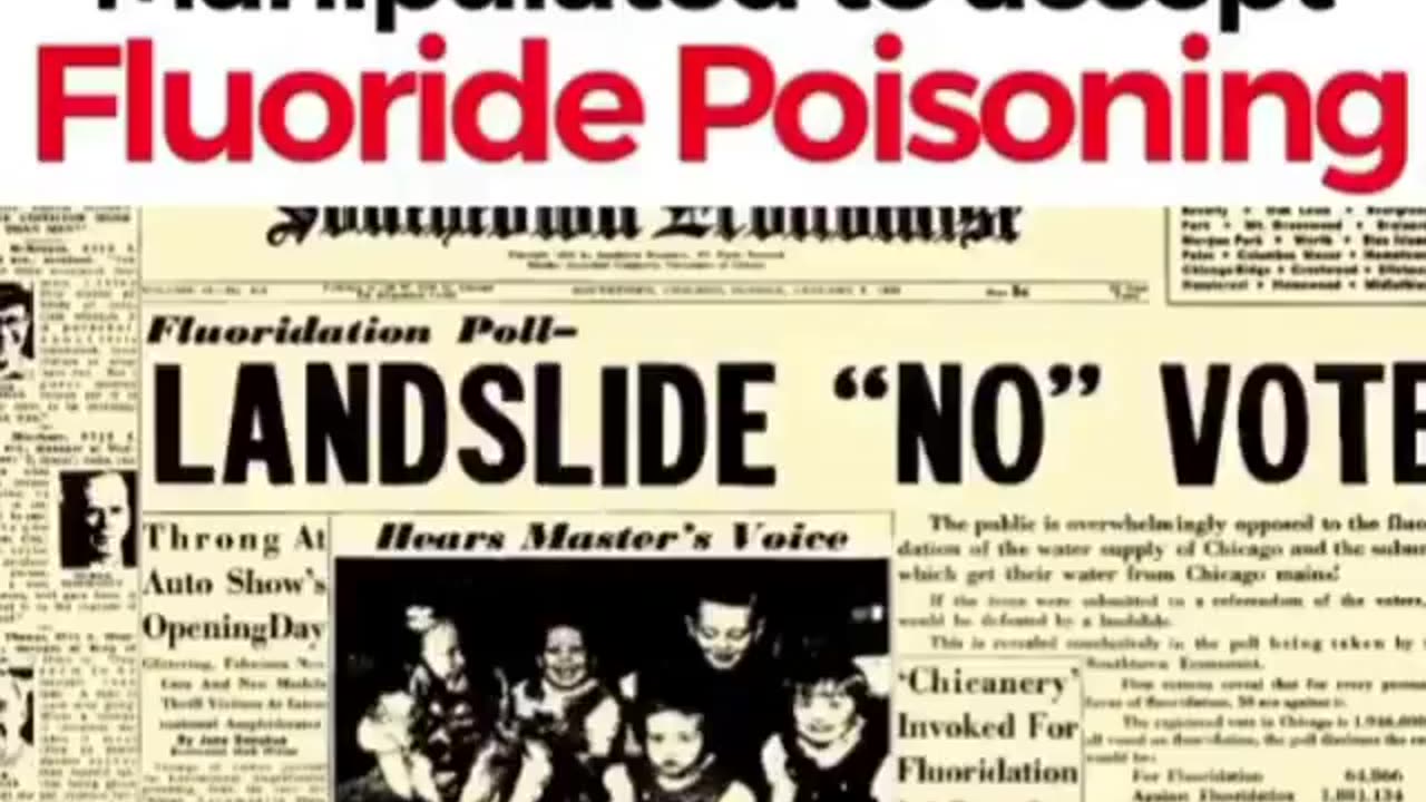 How the masses were manipulated to accept fluoride poisoning