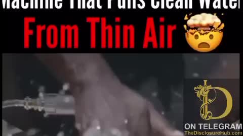 Water From Thin Air