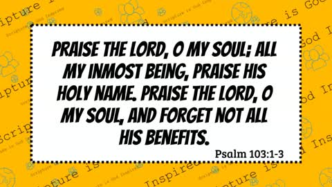 Psalm 103:1-3 #shorts #bible #Verse