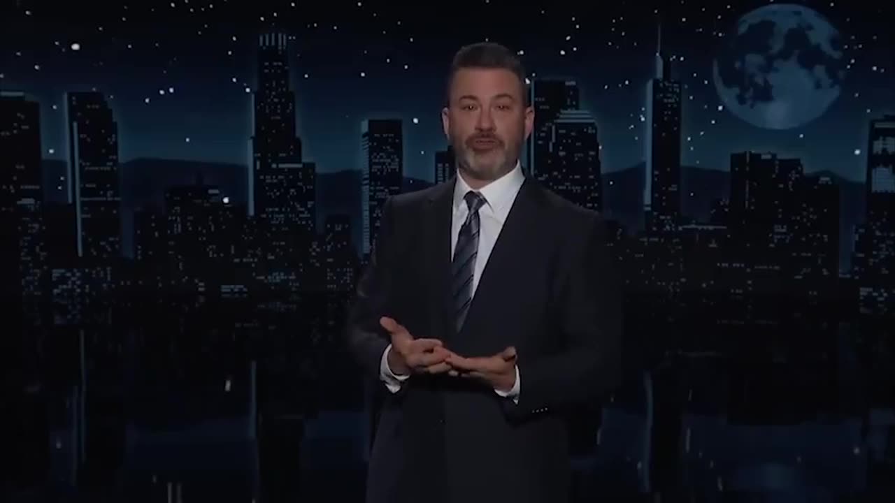 il burattino sionista Jimmy Kimmel, inizia a piangere nel suo show
