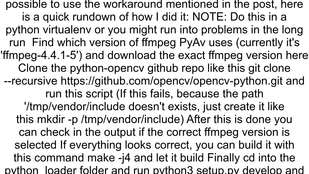 Can39t show image with opencv when importing av