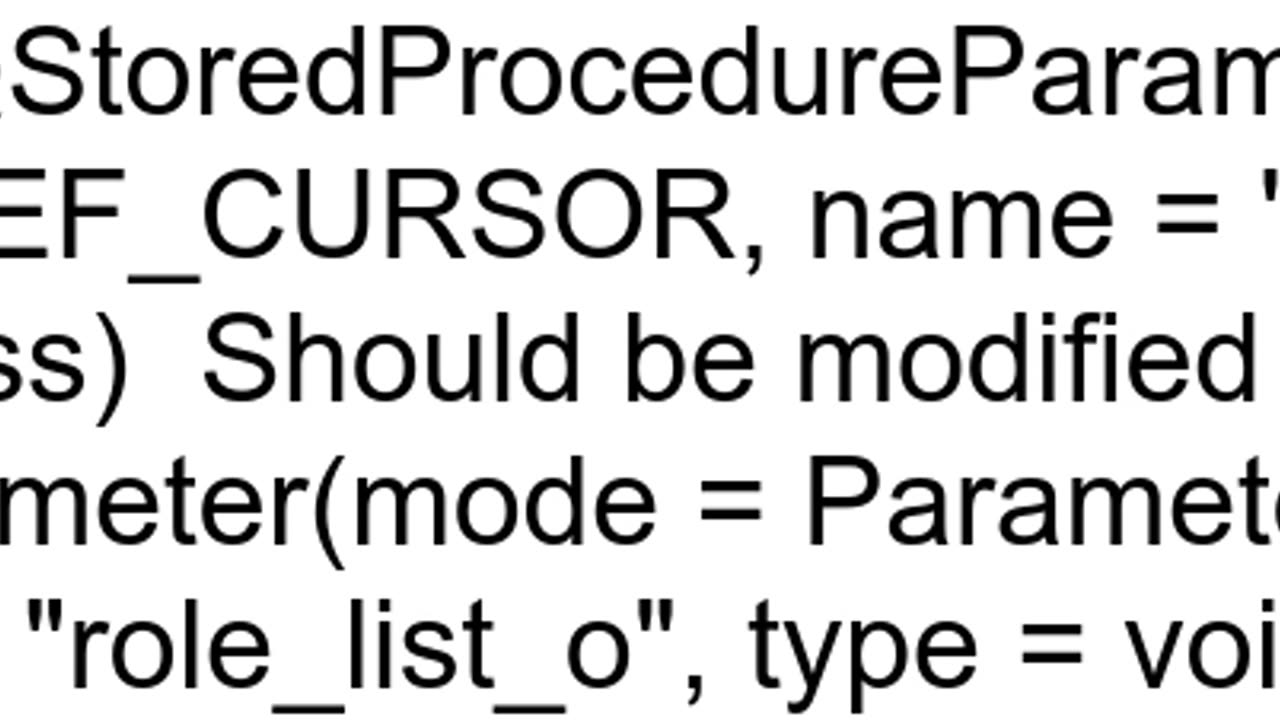 Reading ref cursor as output parameter in a stored procedure with spring data jpa returns null