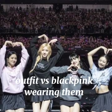 Outfit VS Blackpink Wearing them