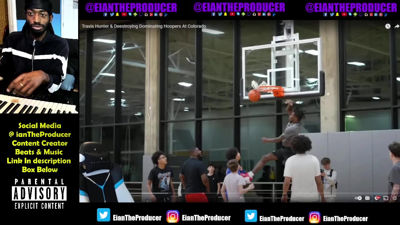Wilder Side TRAVIS HUNTER & DEESTROYING CAN ACTUALLY HOOP WTF reaction