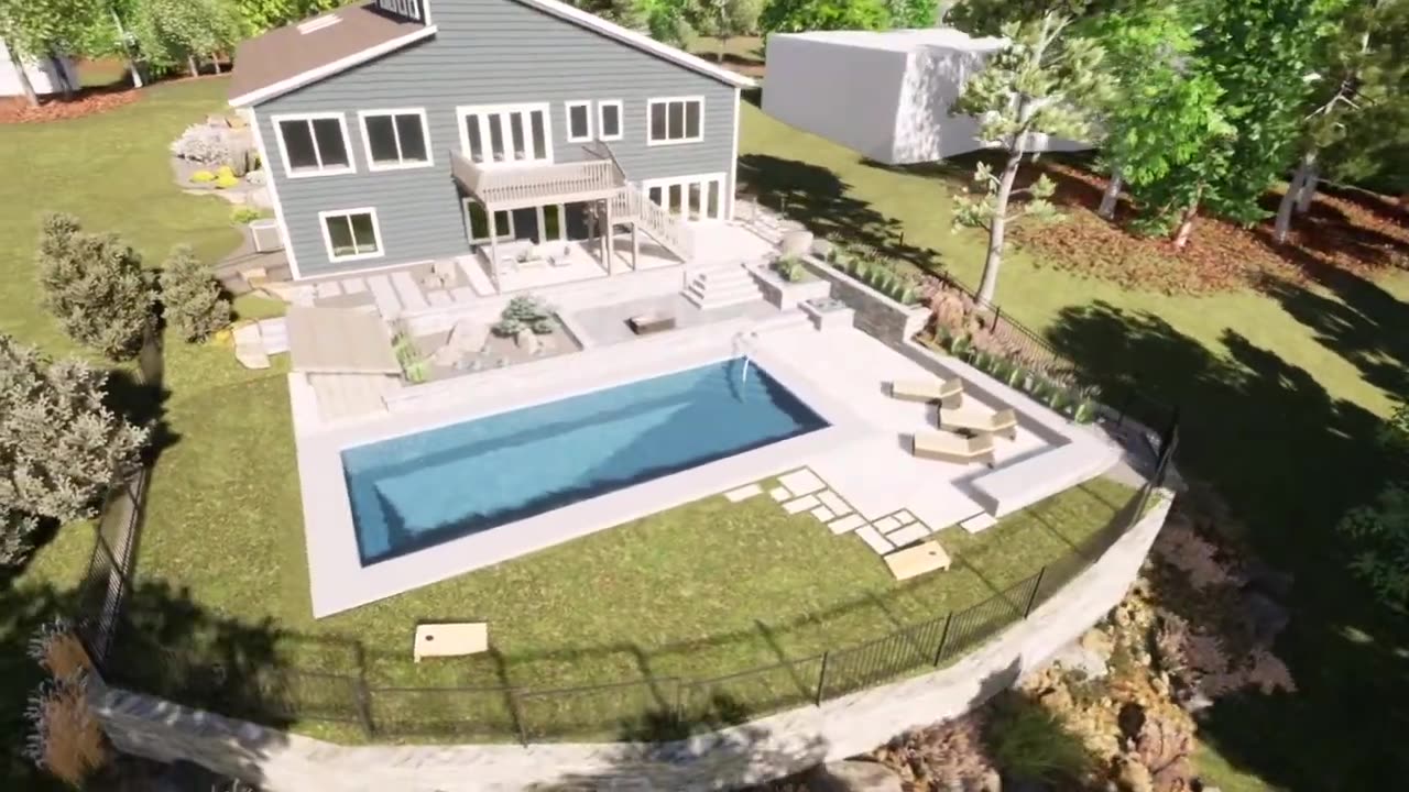 Steep backyard transformation